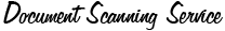 Document Scanning Service